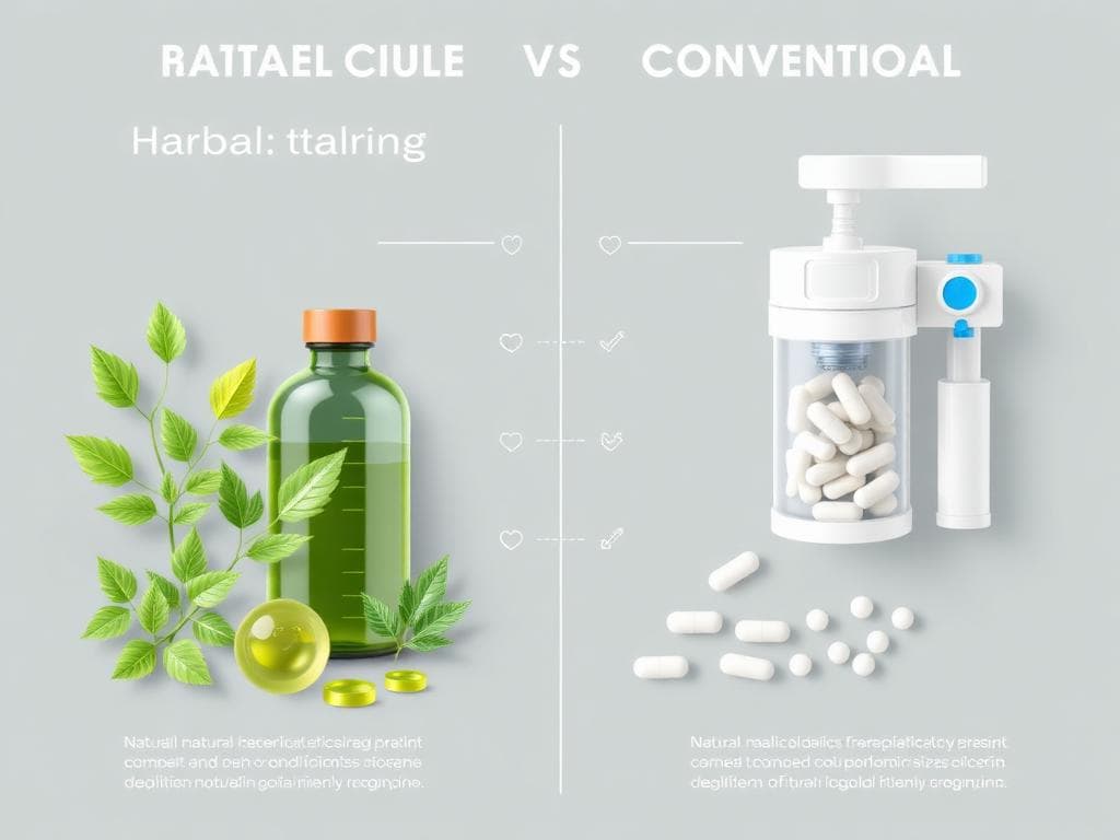 Natural vs Conventional treatment comparison