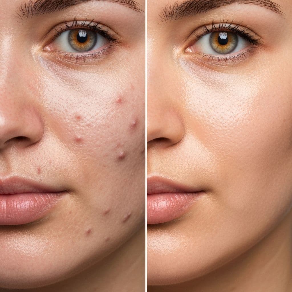 Clear skin transformation with Unani treatment